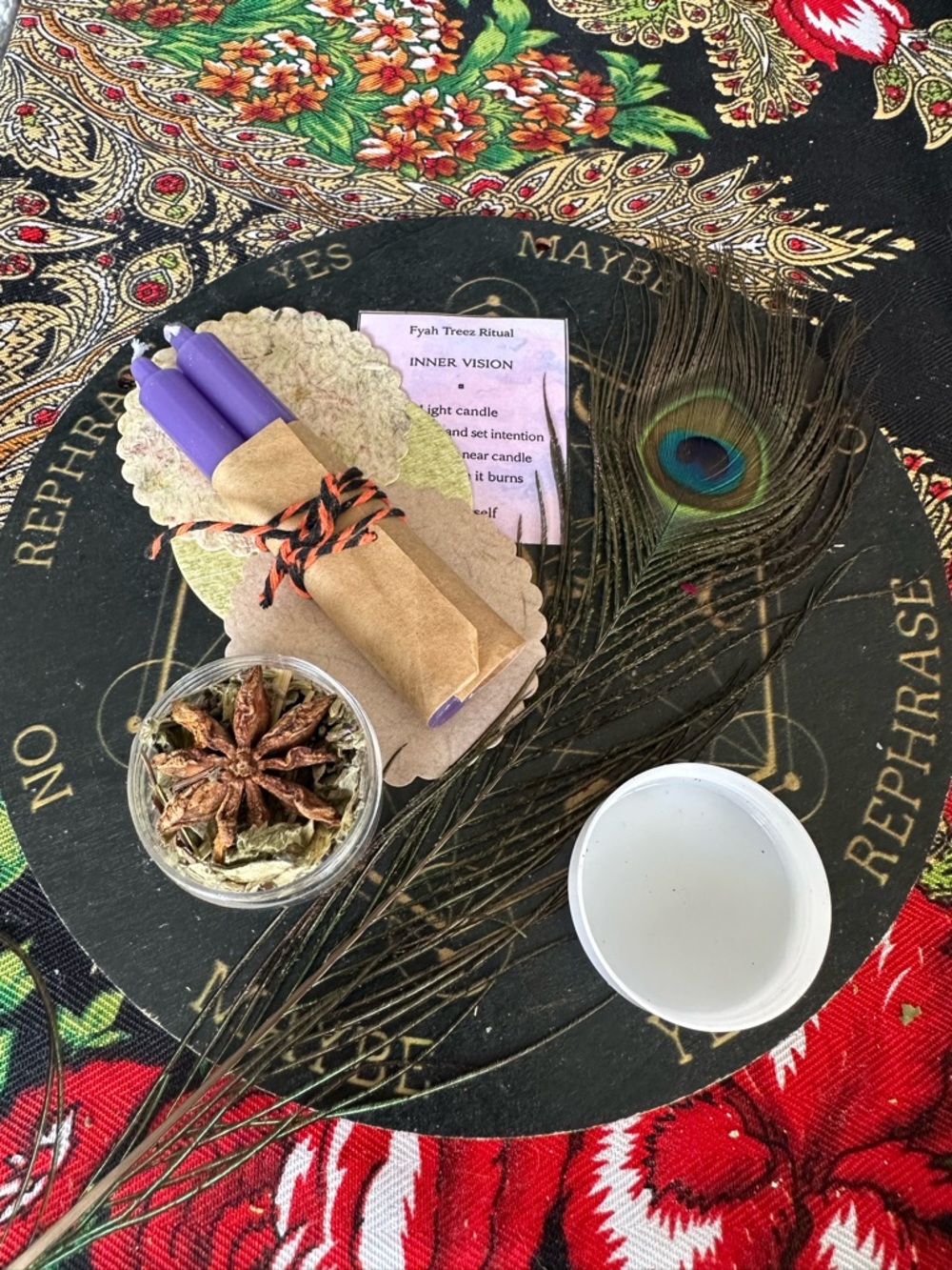 Inner Vision Ritual Kit | Intuition & Clarity Spell | Third Eye Focus Set